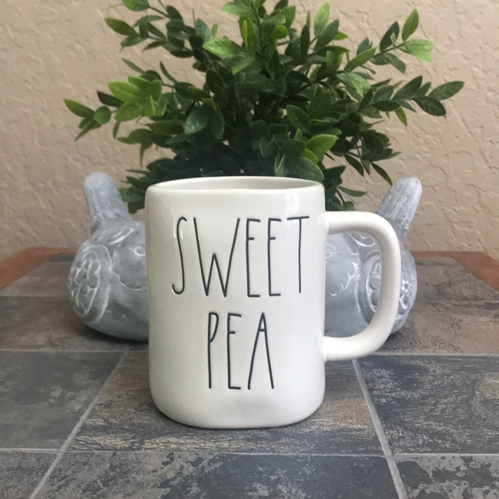 Rae Dunn SWEET PEA Mug